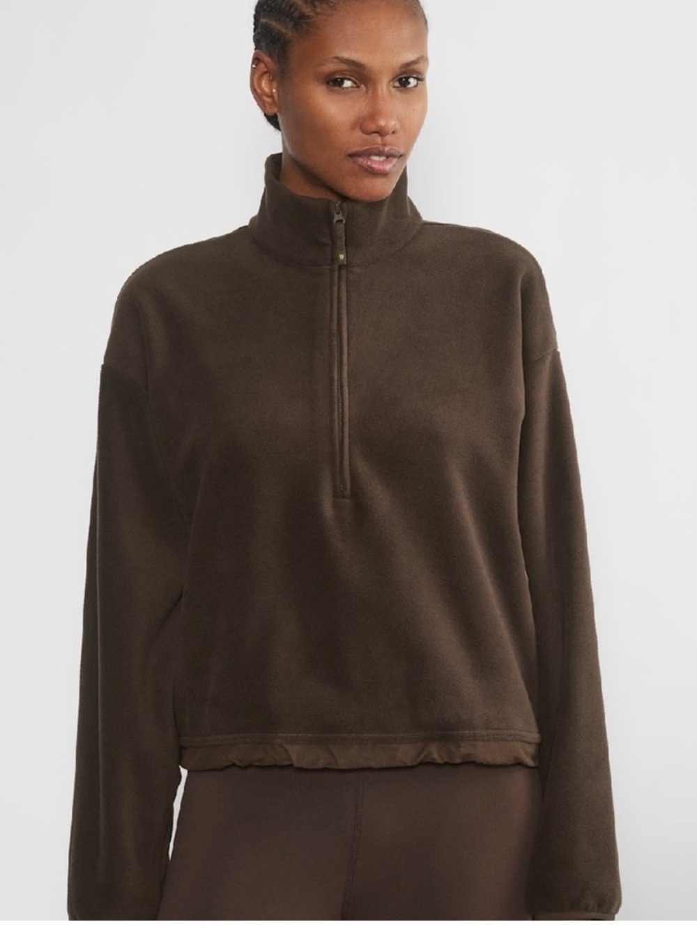 Aritzia Polartec 200 1/4 Zip Pullover Fleece